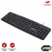 Teclado USB Multimídia KB-M40BK C3 Tech - Preto